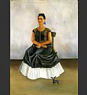 Frida Kahlo Famous Paintings - Itzcuintli Dog wit Me